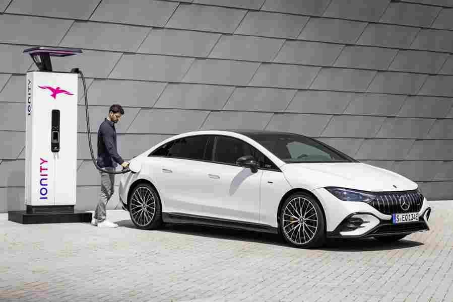 mercedes amg eqe 2022 7238 76 Car A4 Photo Print