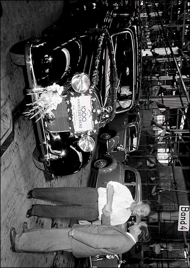 mercedes benz 1950 export A4 Photo Print