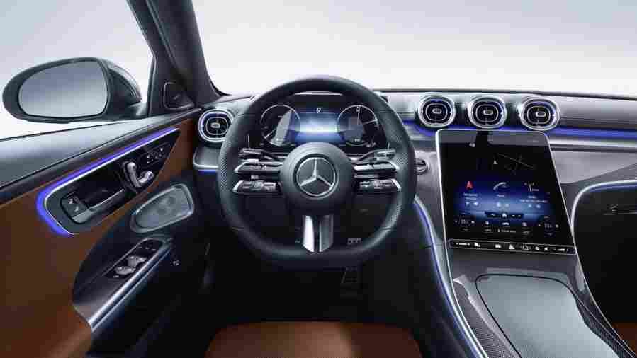 mercedes benz c class t modell s206 2021 7030 11 Car A4 Photo Print