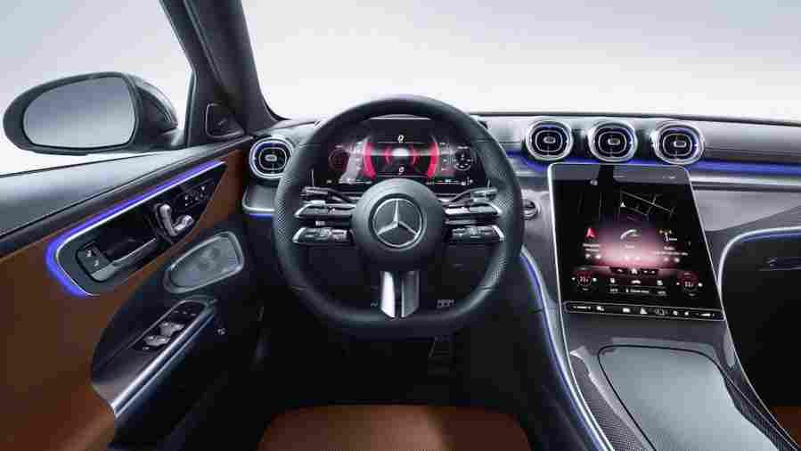 mercedes benz c class t modell s206 2021 7030 12 Car A4 Photo Print
