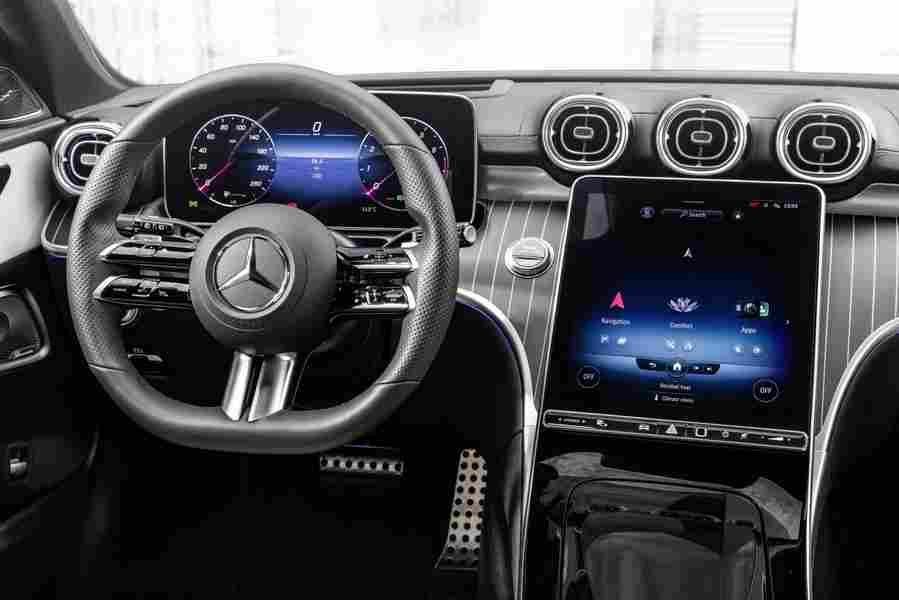 mercedes benz c class t modell s206 2021 7030 5 Car A4 Photo Print