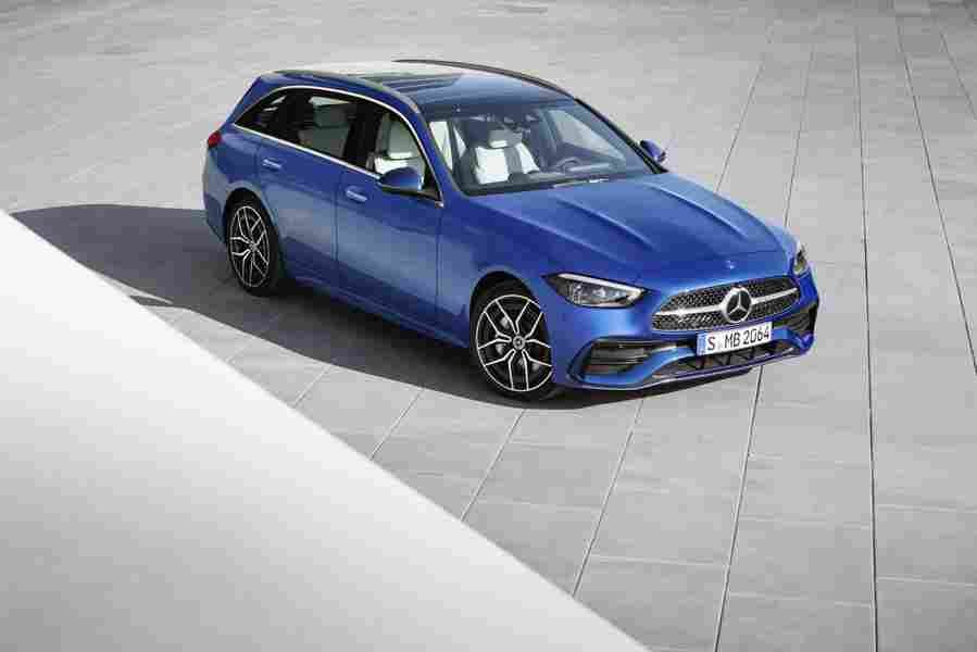 mercedes benz c class t modell s206 2021 7030 56 Car A4 Photo Print