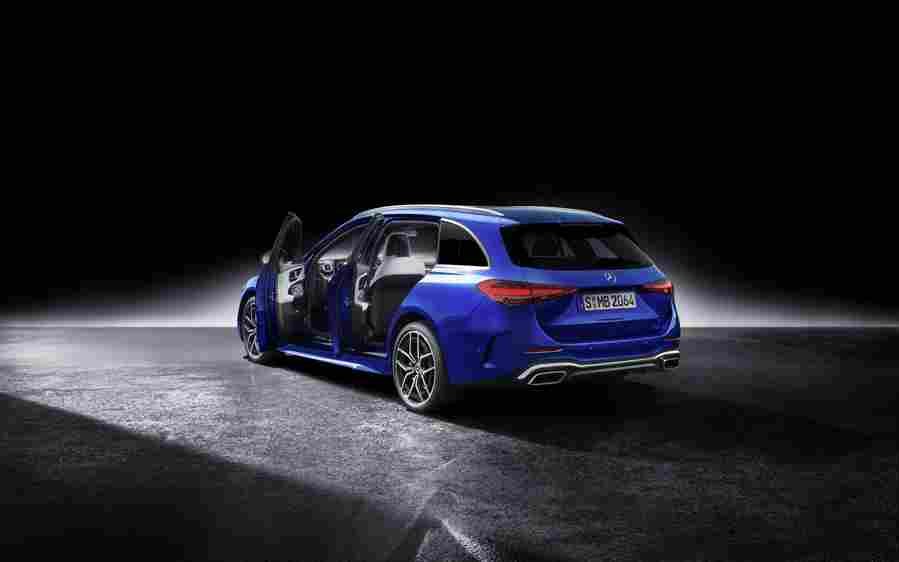 mercedes benz c class t modell s206 2021 7030 70 Car A4 Photo Print