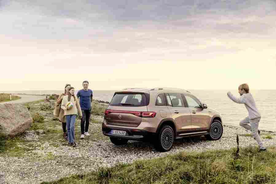 mercedes benz eqb 2021 7092 19 Car A4 Photo Print