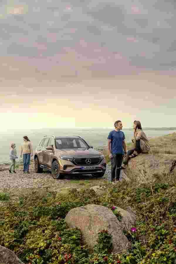mercedes benz eqb 2021 7092 21 Car A4 Photo Print