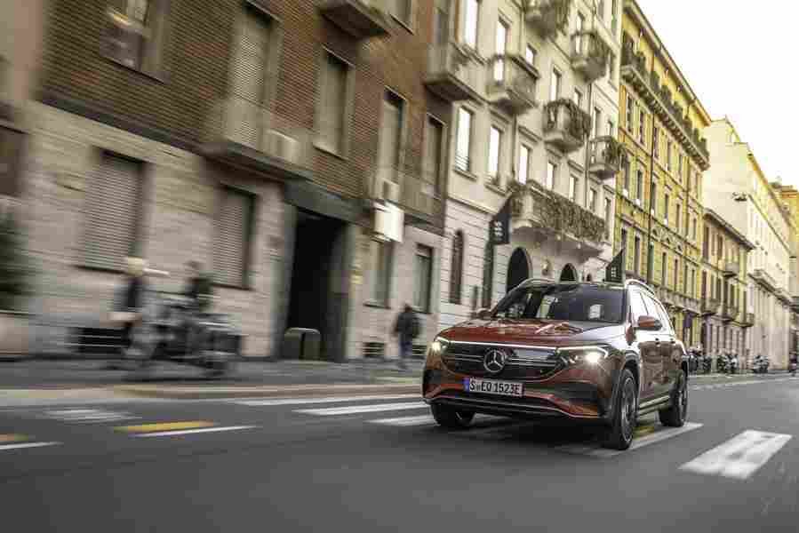 mercedes benz eqb 2021 7092 48 Car A4 Photo Print