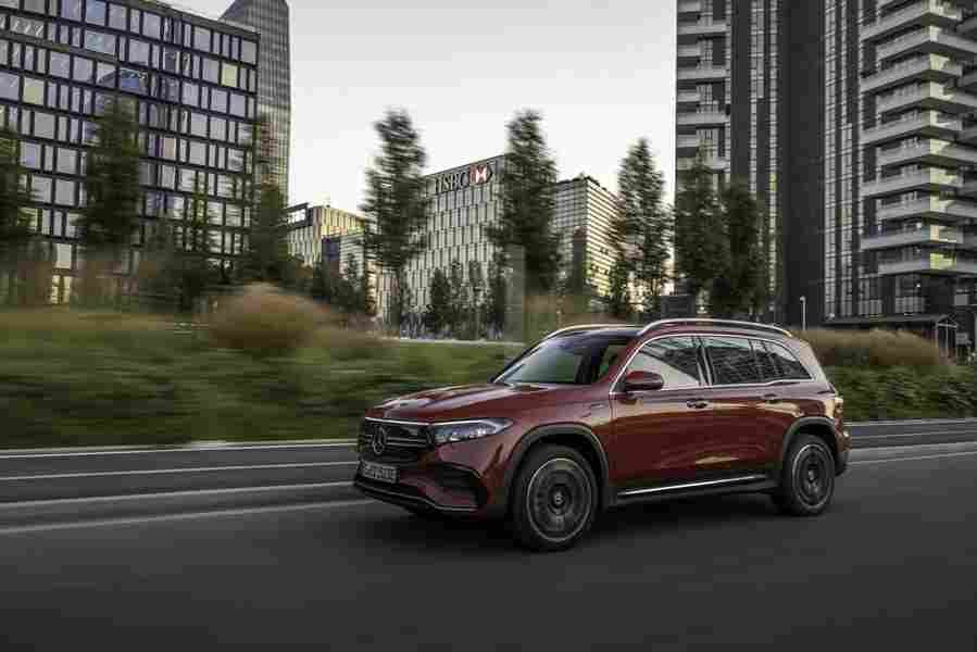 mercedes benz eqb 2021 7092 49 Car A4 Photo Print