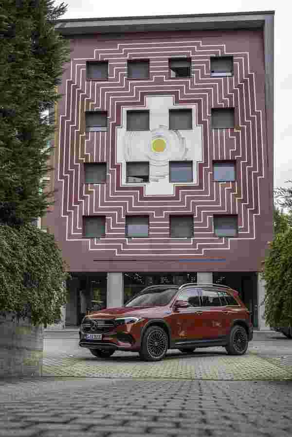 mercedes benz eqb 2021 7092 55 Car A4 Photo Print