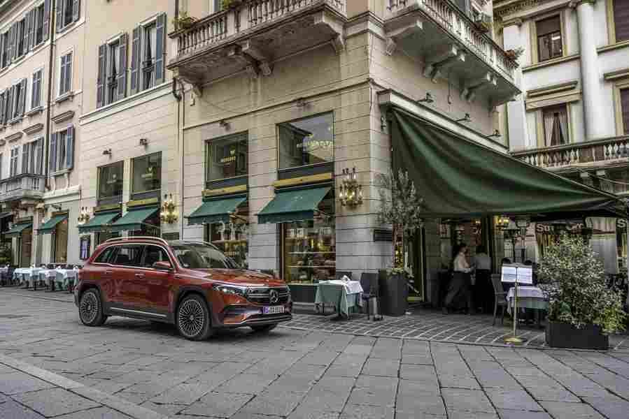 mercedes benz eqb 2021 7092 62 Car A4 Photo Print
