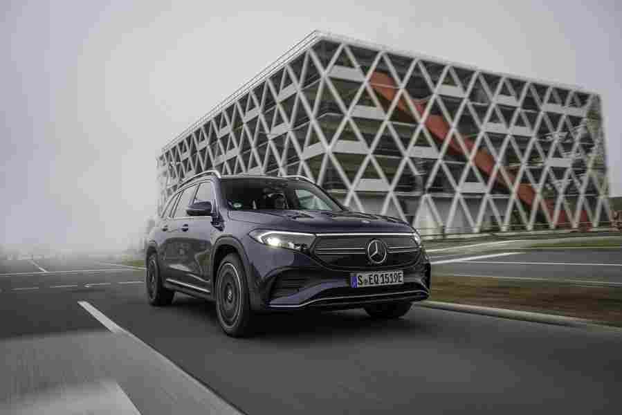mercedes benz eqb 2021 7092 67 Car A4 Photo Print