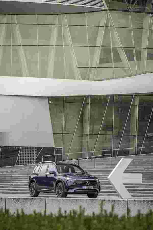 mercedes benz eqb 2021 7092 72 Car A4 Photo Print