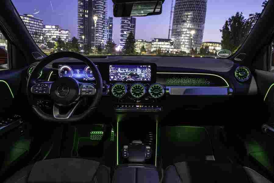 mercedes benz eqb 2021 7092 82 Car A4 Photo Print