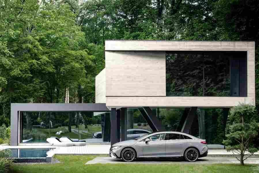 mercedes benz eqe 2021 7161 34 Car A4 Photo Print