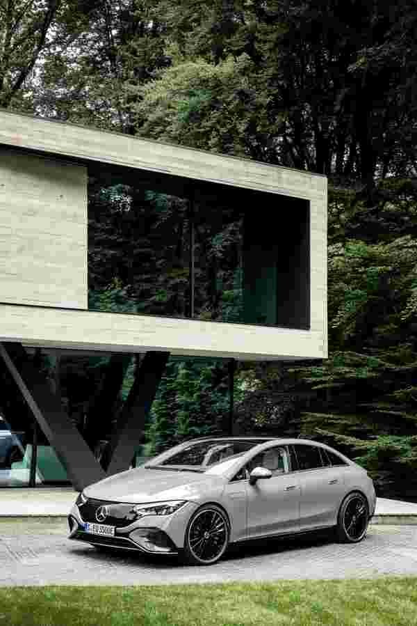 mercedes benz eqe 2021 7161 35 Car A4 Photo Print