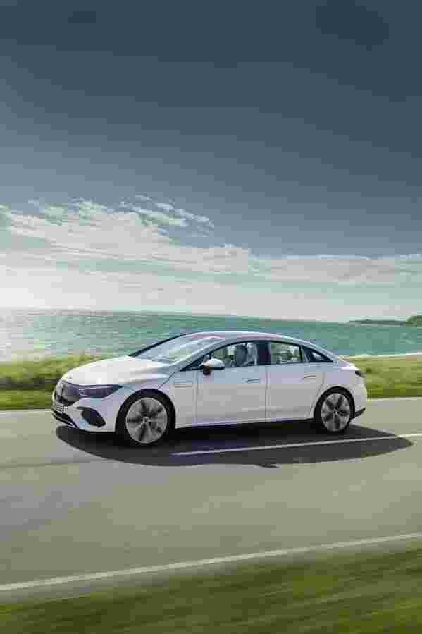 mercedes benz eqe 2021 7161 53 Car A4 Photo Print