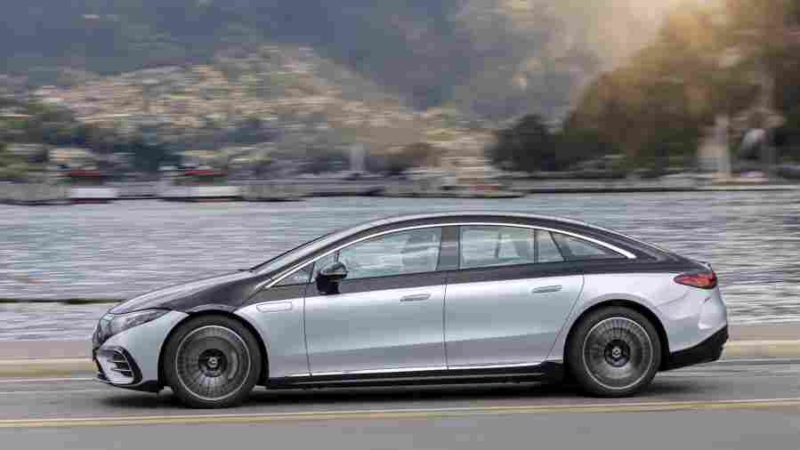 mercedes benz eqs 2021 7145 29 Car A4 Photo Print