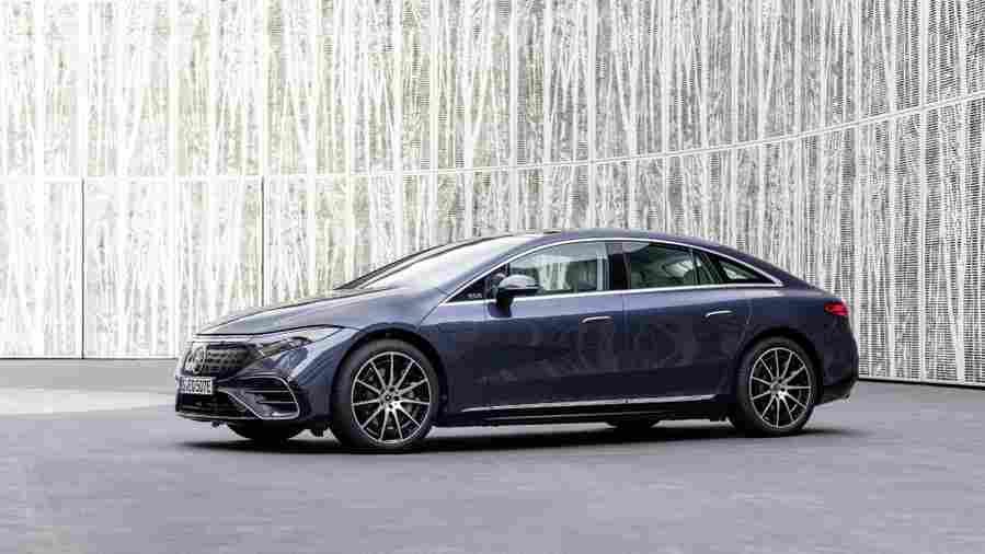 mercedes benz eqs 2021 7145 40 Car A4 Photo Print