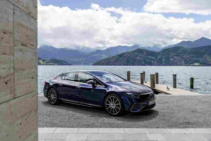 mercedes benz eqs 2021 7145 41 Car A4 Photo Print