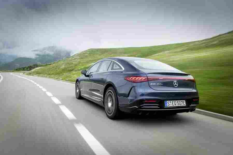 mercedes benz eqs 2021 7145 47 Car A4 Photo Print