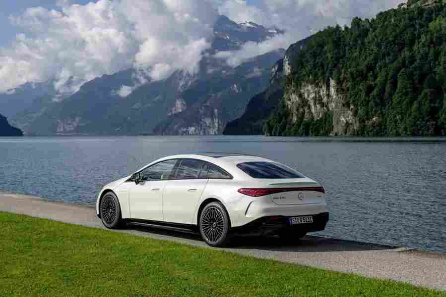 mercedes benz eqs 2021 7145 52 Car A4 Photo Print