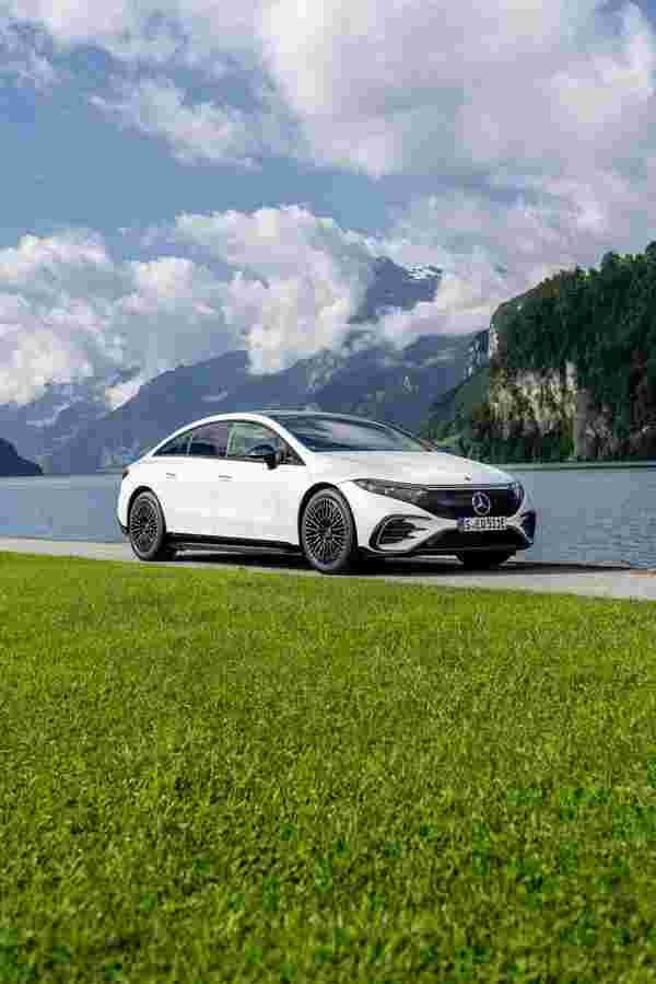 mercedes benz eqs 2021 7145 54 Car A4 Photo Print