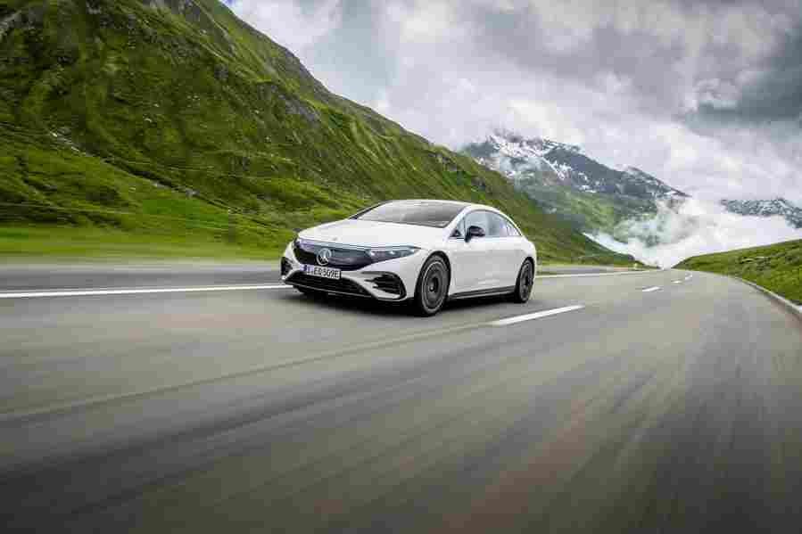 mercedes benz eqs 2021 7145 58 Car A4 Photo Print