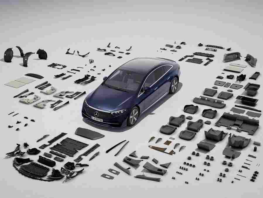 mercedes benz eqs 2021 7145 65 Car A4 Photo Print