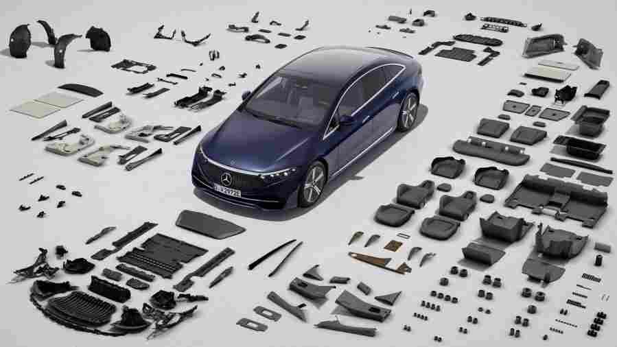 mercedes benz eqs 2021 7145 66 Car A4 Photo Print