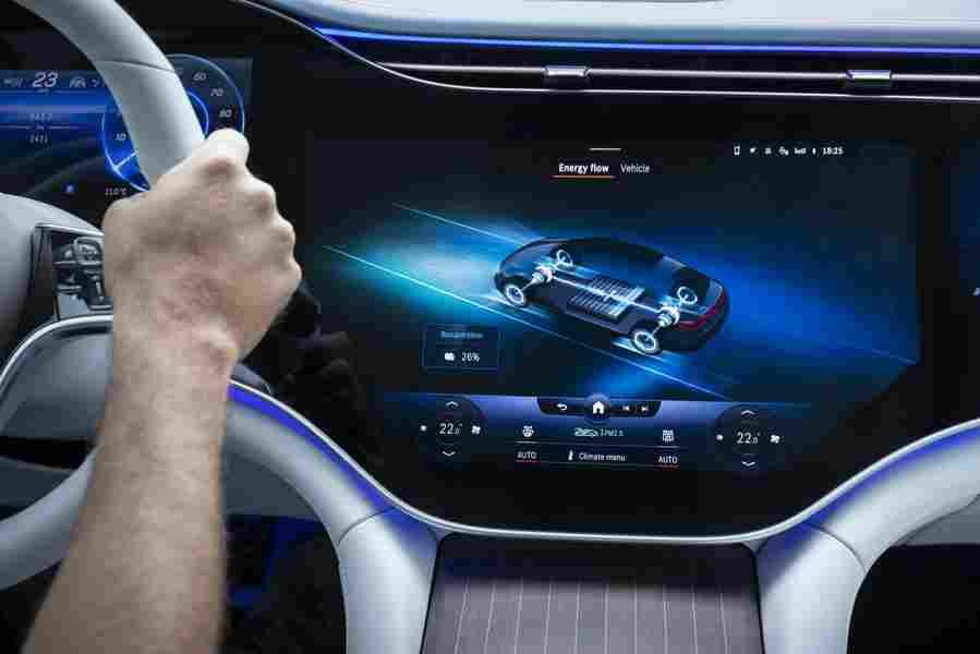 mercedes benz eqs 2021 7145 68 Car A4 Photo Print