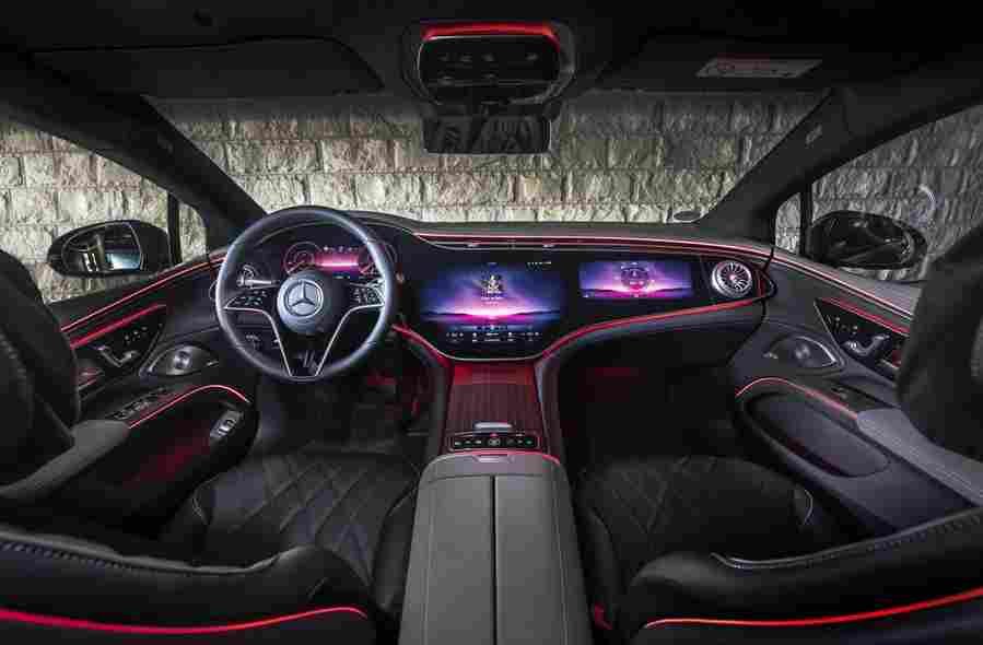 mercedes benz eqs 2021 7145 70 Car A4 Photo Print