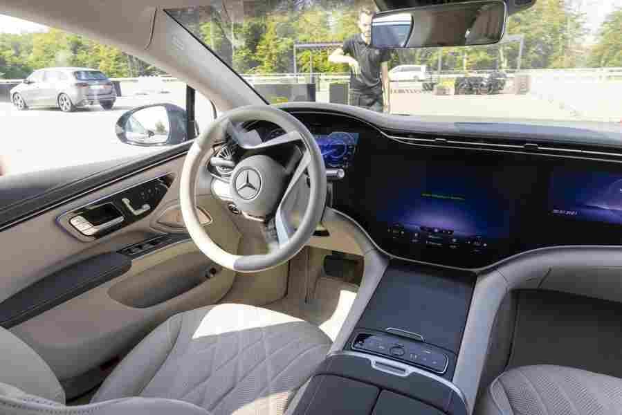 mercedes benz eqs 2021 7145 90 Car A4 Photo Print