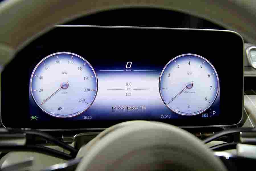 mercedes benz s class maybach x222 2020 6981 13 Car A4 Photo Print