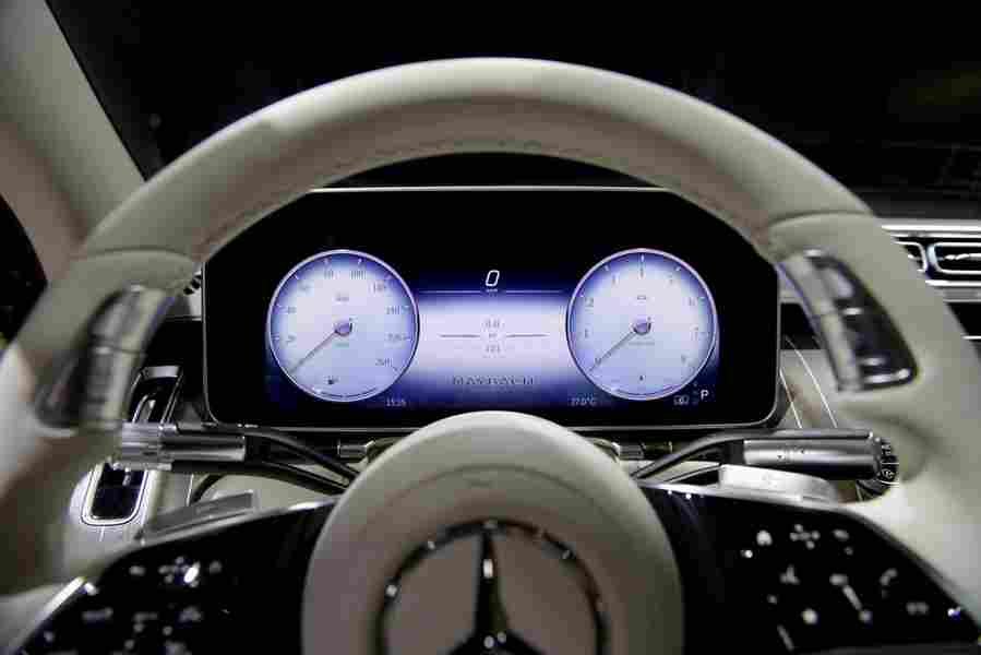 mercedes benz s class maybach x222 2020 6981 16 Car A4 Photo Print