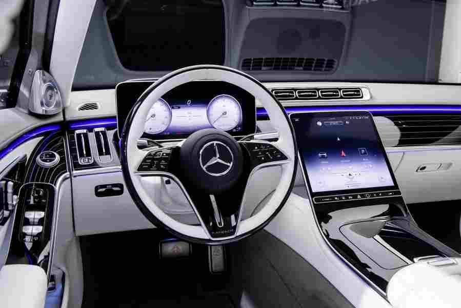 mercedes benz s class maybach x222 2020 6981 33 Car A4 Photo Print