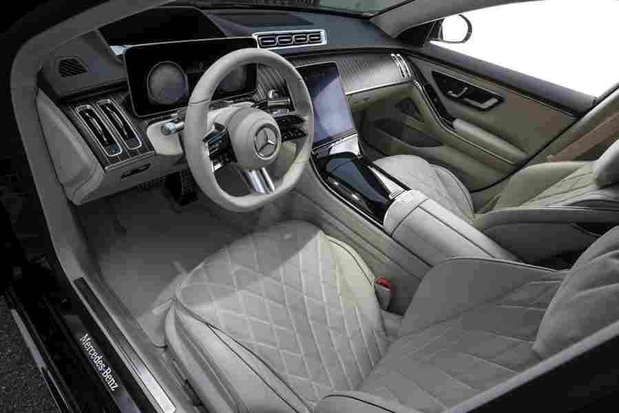 mercedes benz s class w223 v223 2020 6966 3 Car A4 Photo Print