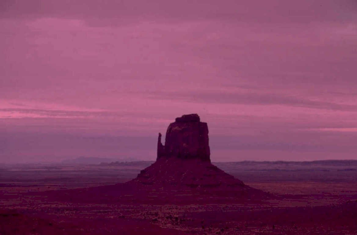 mesa arch twilight 1980s 1990s A4 Photo Print