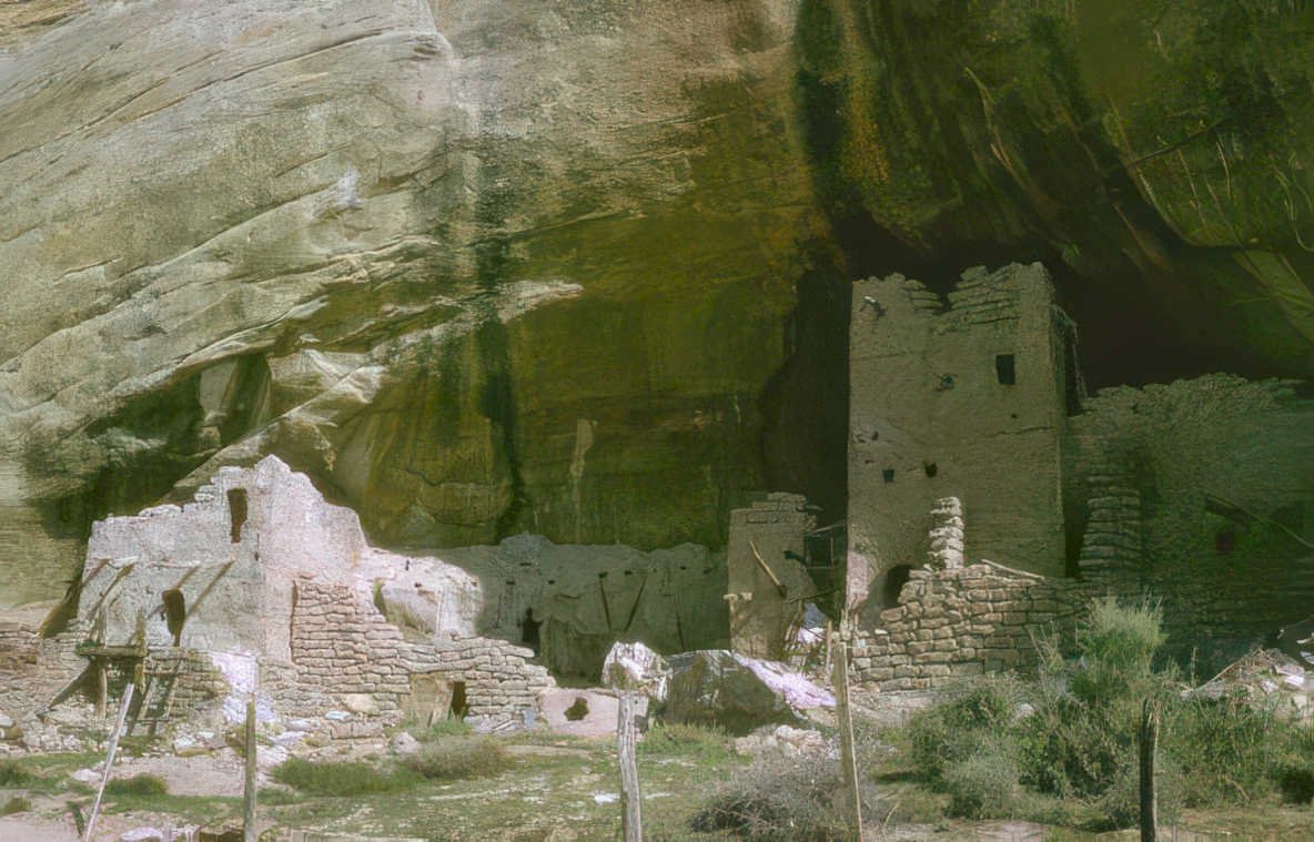 mesa verde ruins 1 Vintage A4 Photo Print