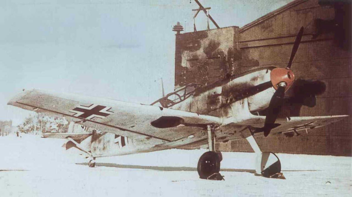 messerschmitt bf109 iron 1 Vintage world war A4 Photo Print