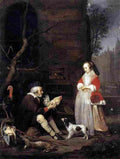 met The Poultry Seller Art A4 Photo Print