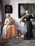 met Woman Reading a Letter Art A4 Photo Print