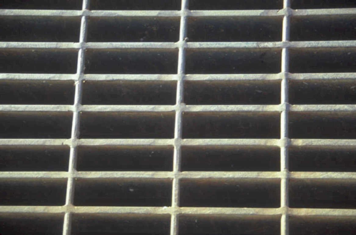 metal grating grid 1980s 1990s A4 Photo Print