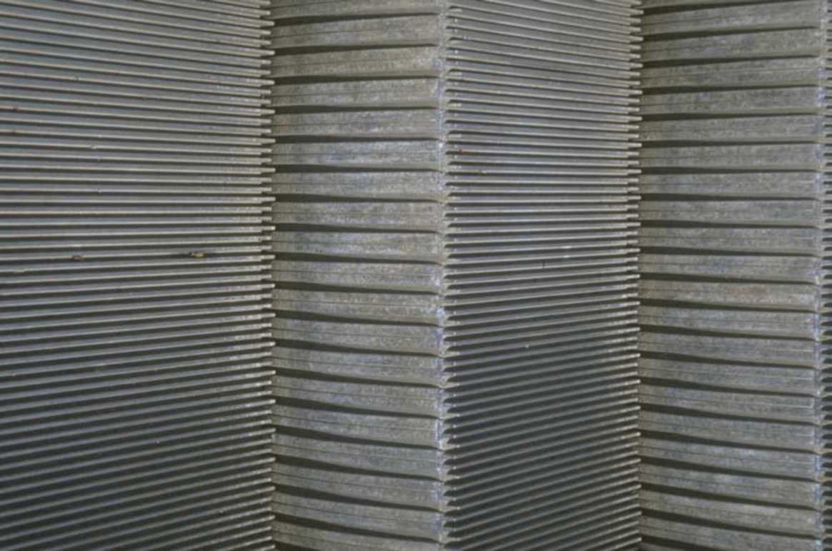 metal grating ribs 1980s 1990s A4 Photo Print