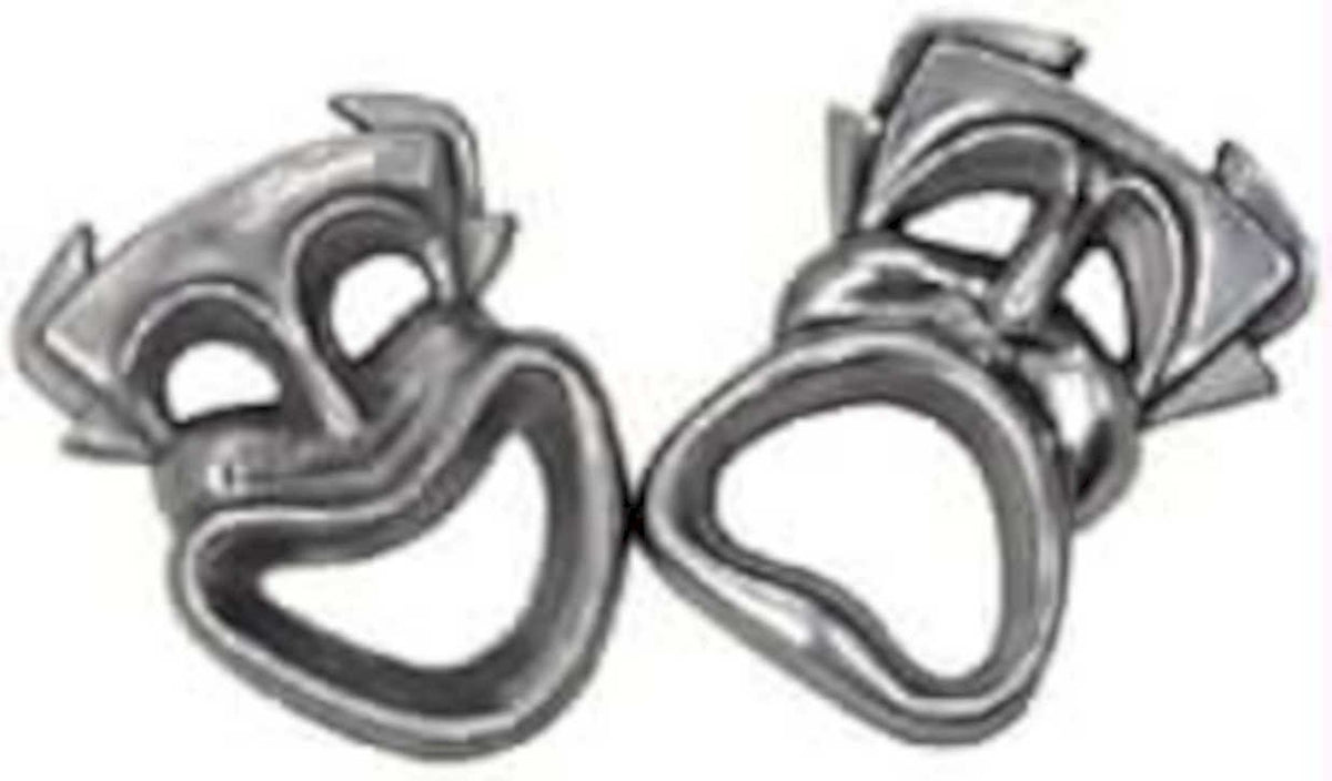 metal masks tragedy1980s 1990s A4 Photo Print