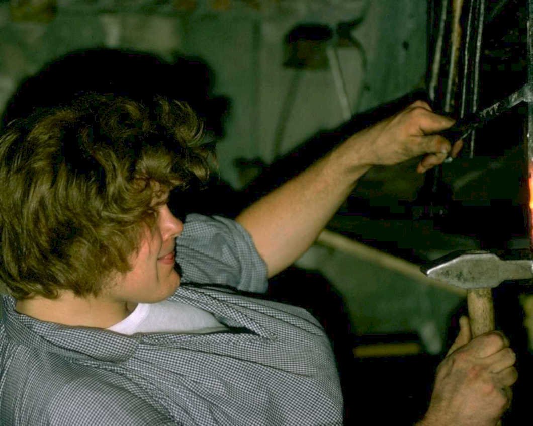 metal worker youth1980s 1990s A4 Photo Print