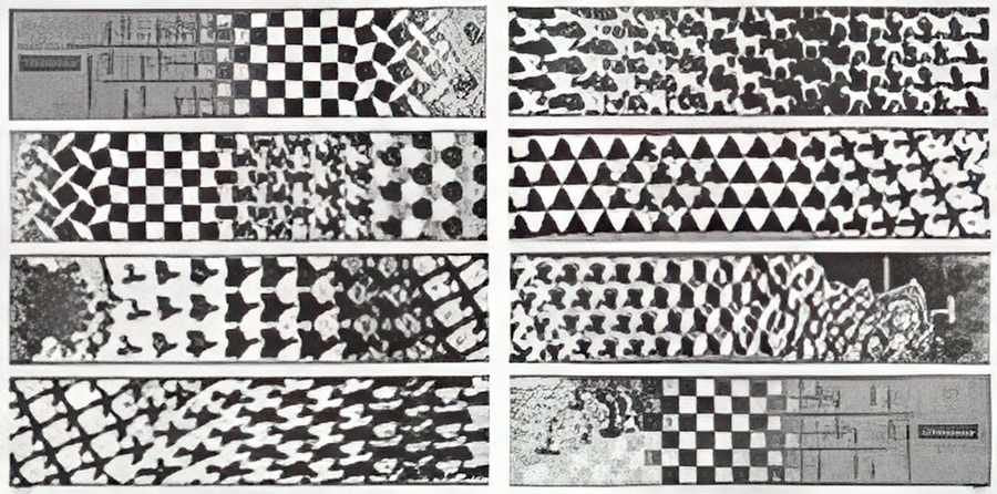 metamorphosis iii mc escher 1968 1 A4 Photo Print