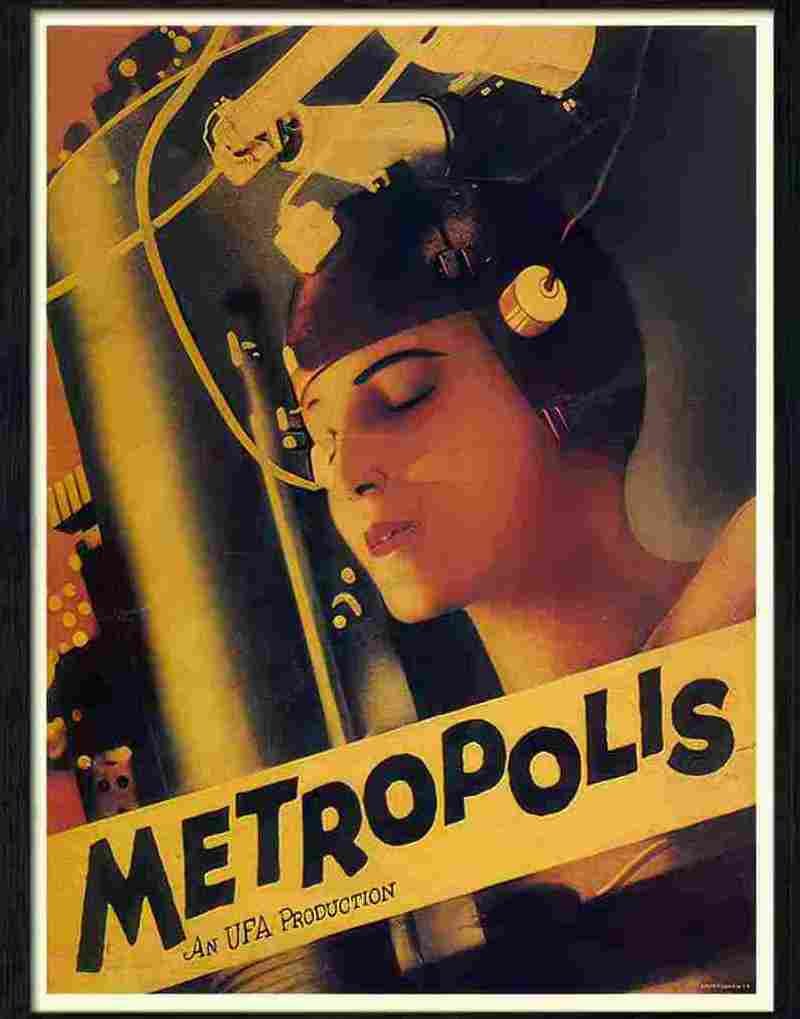 metropolis sci fi movie poster Advert A4 Photo Print