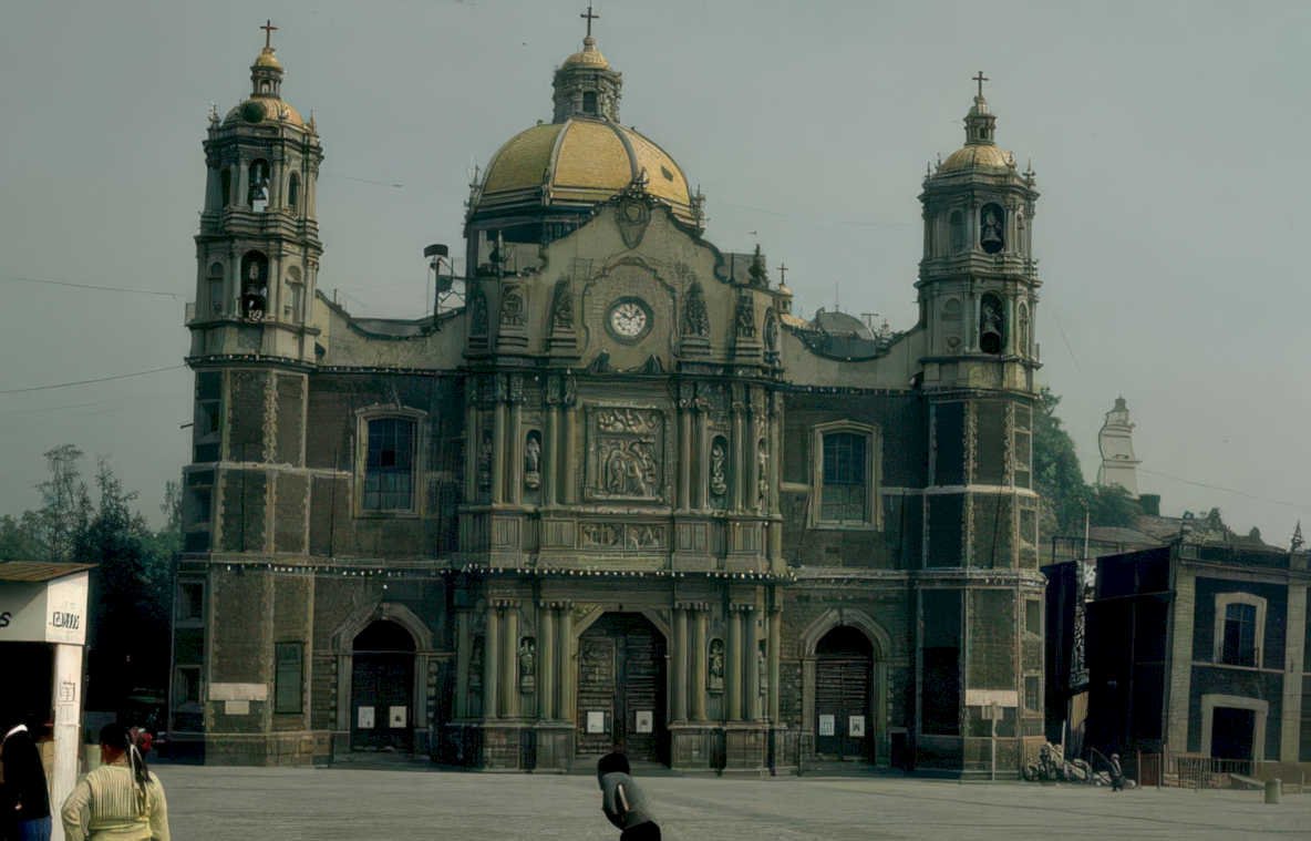 metropolitan cathedral zocalo Vintage A4 Photo Print