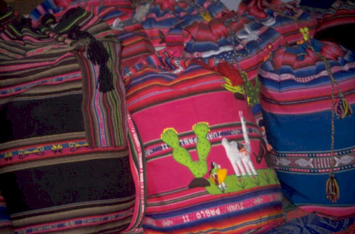 mexican textiles cactus 1980s 1990s A4 Photo Print