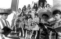mexican youth parade Vintage world war A4 Photo Print