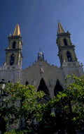 mexico city cathedral 1980s 1990s A4 Photo Print